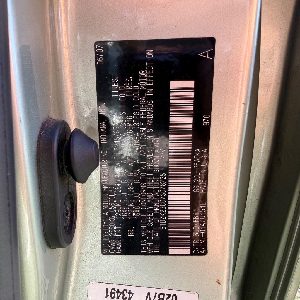 2007 Toyota Sienna CE - Photo 27